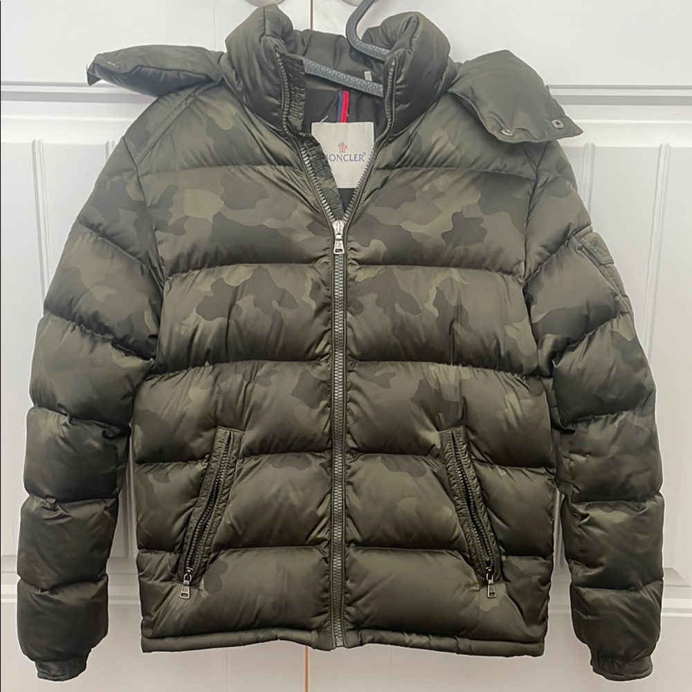Moncler Kids Camouflage Puffer Jacket